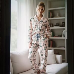 Vineyard Vines Marthas Set Womens Pajamas Top N Pants Holiday Sz Xs
